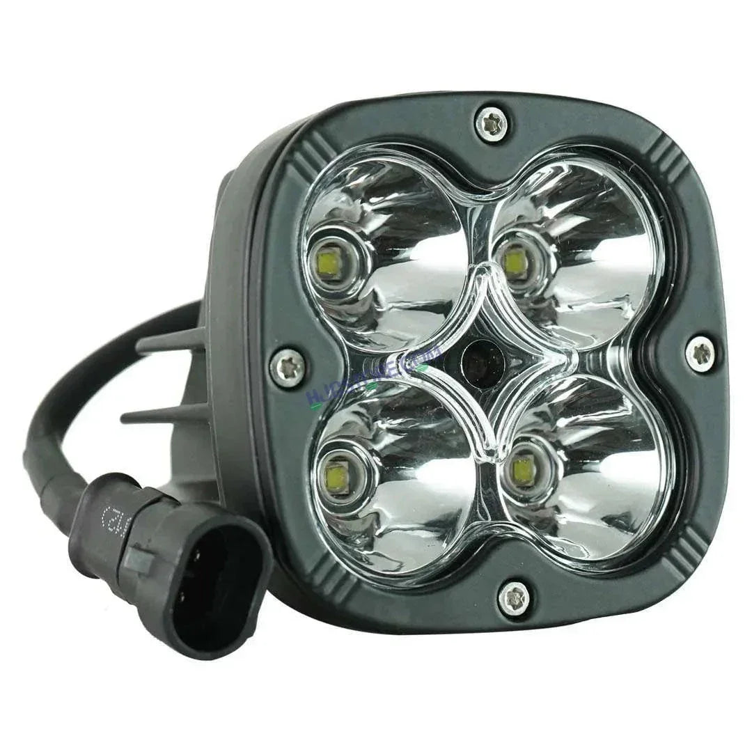 HJG 60W 4 LED CREE 60W Fog Light Auxiliary Light For All Motorcycles White With Yellow Filter Cap (Pack of 1) - Biker.Store - www.biker.store