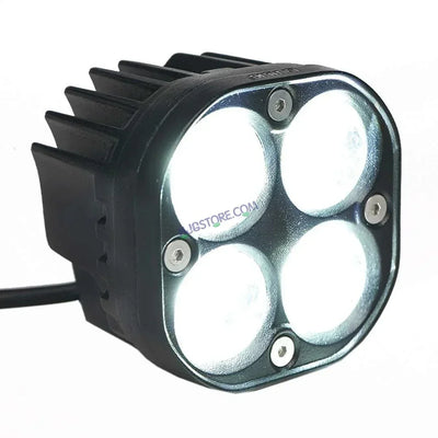 HJG 4X4 CREE Original (2 in 1) Fog Light 120W (White + Yellow) with Kit 4 LED Laser Spotlight For Bike/Car/Thar/Jeep (Pair) White/Yellow - Biker.Store - www.biker.store