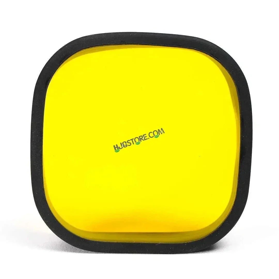 HJG Spare Yellow Filter Cap for 60W 4 LED CREE 60W Fog Light Yellow Filter Cover Auxiliary Light For All Motorcycles Yellow Filter Cap (Pack of 1) HJG Yellow Filter Cover - Biker.Store - www.biker.store