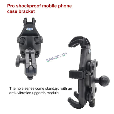 HJG Pro Spider Mobile Holder with Jaw Grip Damper Anti Vibration for Bike, Two Wheelers Universal HJG Mobile Holder Pro Spider Anti-Shake Anti-Theft Zero Vibration Shockproof Mobile Holder - Biker.Store - www.biker.store