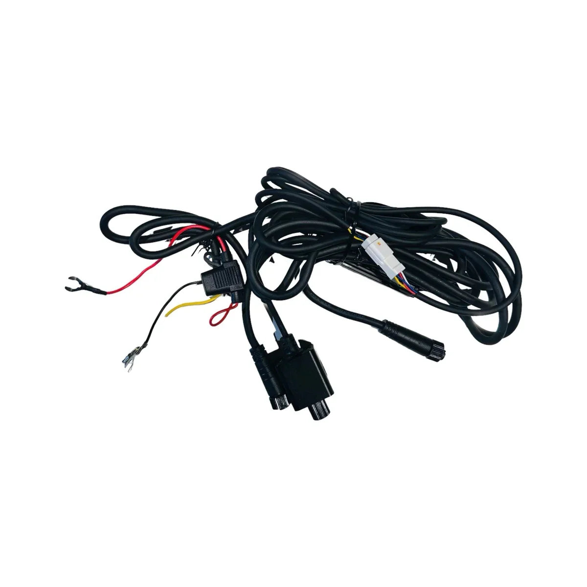 Original HJG 4x4 LED with Brightness Controller Switch Fog Light: 120W-12V White, Yellow Filter Cap - Biker.Store - www.biker.store