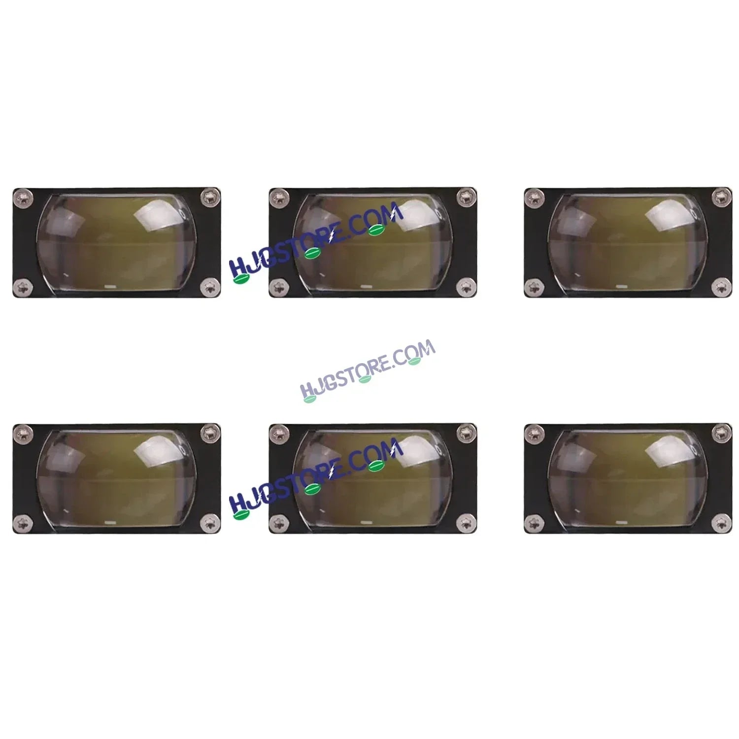 HJG LIU HJG Original Waymaker 6 LED New Model Slim Drive Grille Fitting Dual Colour Fog Light Mini Drive Light Version 4 And Wiring With Canbus For All Cars and Motorcycles (6Pcs) HJG Waymaker Foglight HJG New Model 6 LED with Canbus Wiring Harness Kit - Biker.Store - www.biker.store