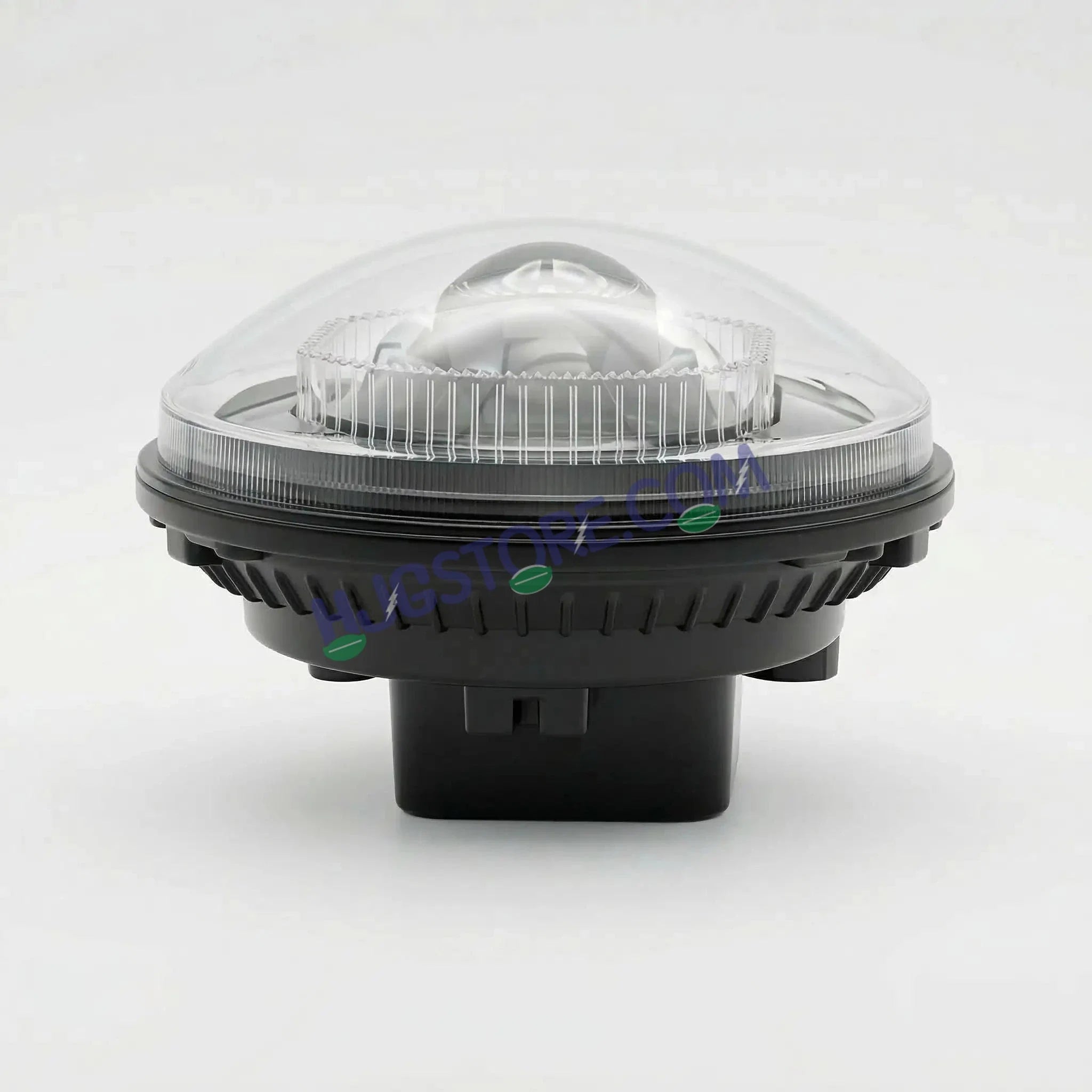 HJG C-325 Alpha 7 Inch Headlight Assembly 128W Projector Ultra Wide Halo Ring C-325 White LED Headlight New Projector Headlight Assembly | 128W CREE/Osram LED Chip Multi DRL Compatible with Royal Enfield, Jeep, Thar, Gypsy - Biker.Store - www.biker.store