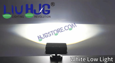 HJG Blaze 3 Lens Waymaker Pro 240W Blaze 3 Lens Foglight New Model LED Foglight with Laser Spot and Wide Spread Red/White/Yellow 240W Foglight Ultra Wide Dual Intensity LED Driving Fog Light 3000K/6500K Universal For All Cars & Bikes LIU HJG Blaze 3 Fog - Biker.Store - www.biker.store