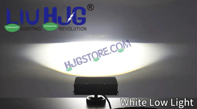 HJG Blaze 4 Lens Waymaker Pro 320W Blaze 4 Lens Foglight New Model LED Foglight with Laser Spot and Wide Spread Red/White/Yellow 320W Foglight Ultra Wide Dual Intensity LED Driving Fog Light 3000K/6500K Universal For All Cars & Bikes LIU HJG Blaze 4 Fog - Biker.Store - www.biker.store