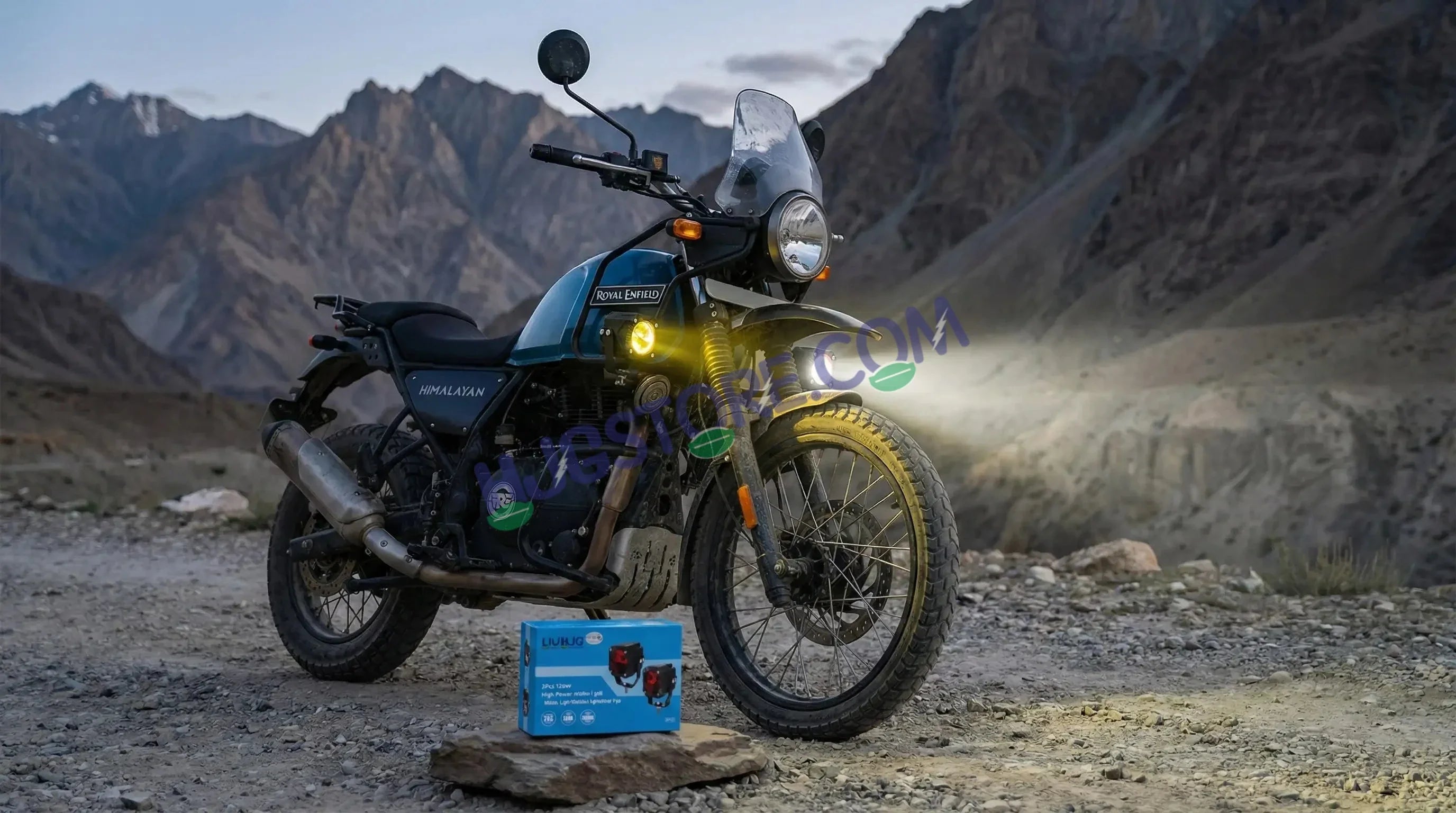 HJG Gorilla V2 Triple Lens Fog with Wiring Harness Kit 120W Gorilla Projector Foglight New Model with Wiring Foglight Ultra Wide Dual Intensity LED Driving Fog Lights White/Yellow 120W Universal For All Cars & Bikes LIU HJG Gorilla V2 Foglight Combo Kit - Biker.Store - www.biker.store