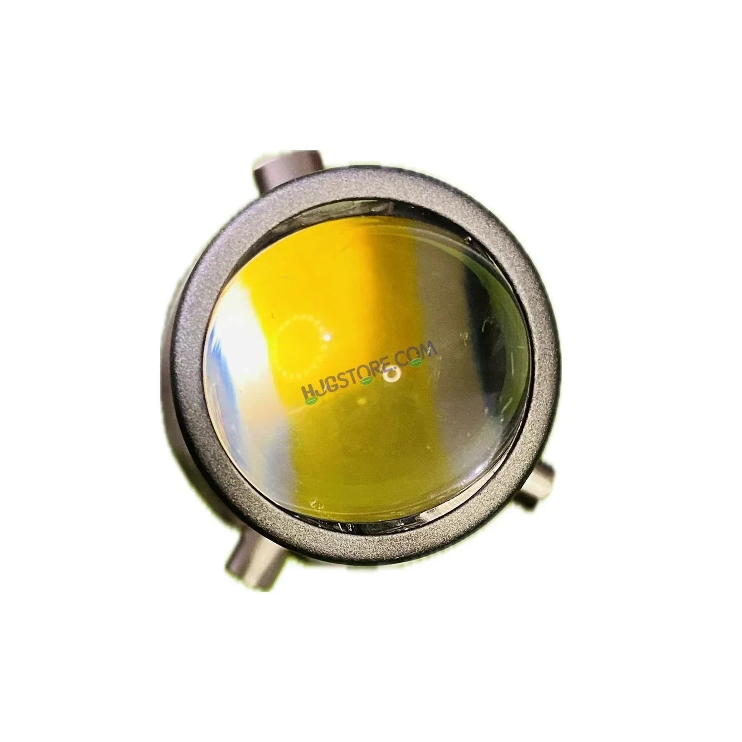HJG H4 Lens New Model White Yellow LED Headlight Bulb H4 For All Motorcycles (Low and High Beam Bulbs (White) White Yellow 50W Lens) - Type H4 - Biker.Store - www.biker.store