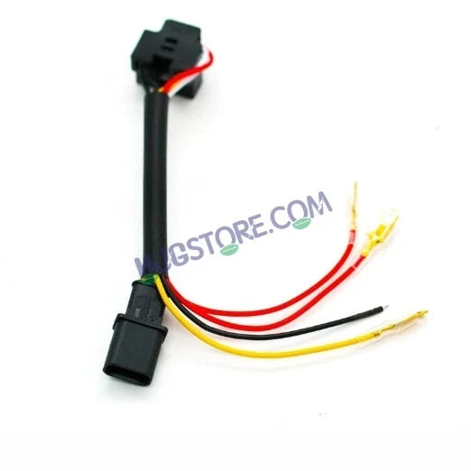 HJG Headlight Coupler Harness for New Royal Enfield Motorcycles 4-Pin RE Male to H4 Female Headlight Adapter Coupler for Royal Enfield | Plug-and-Play Wiring Harness Converter for Classic 350 Reborn, Hunter, Meteor, Himalayan 450 | No Wire Cutting - Biker.Store - www.biker.store