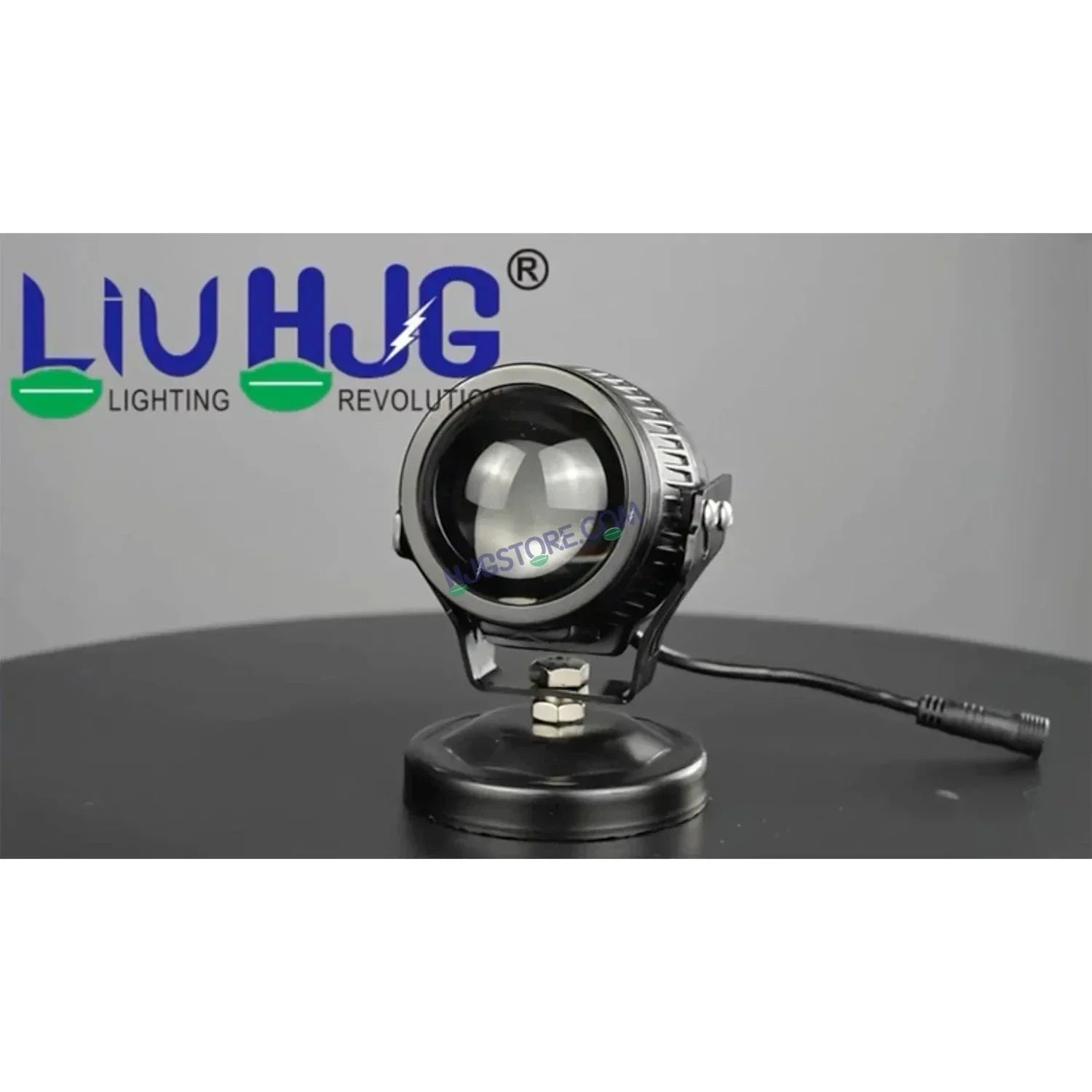 HJG New J37 Single Projector Lens 2pc Foglight Single LED Projector Fog Lens 60W with Red DRL Foglight Ultra Wide Dual Intensity LED Fog Lights White/Yellow/Red DRL Projector (60W) Universal For All Cars & Bikes LIU HJG J37 Projector Lens Power Efficient - Biker.Store - www.biker.store