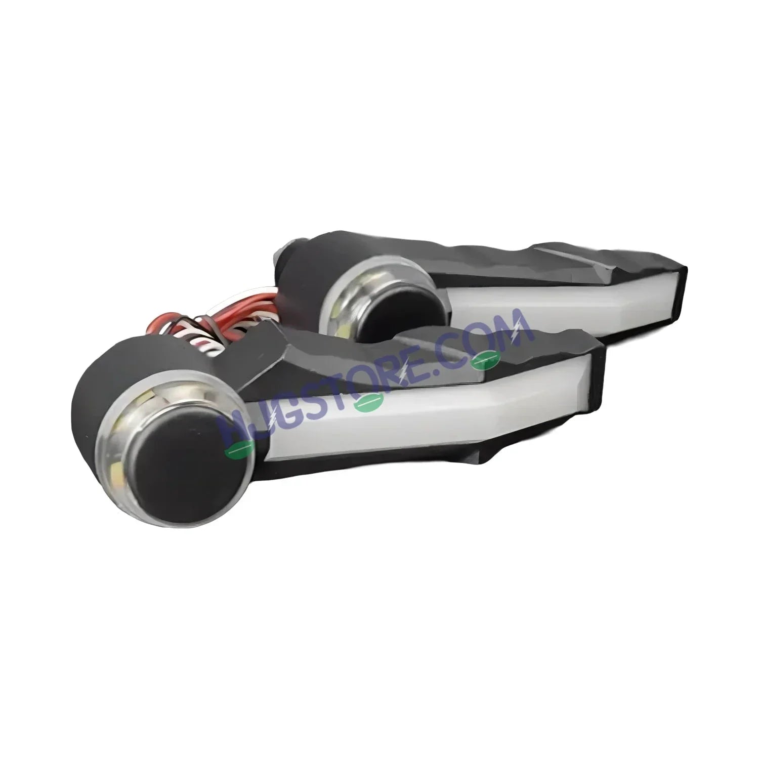 HJG Knuckle Guard with Handle Light Combo with White/Blue/Red DRL Mode and Running Yellow Turn Signals Universal for Motorcycles for Hand Protection Red DRL/White/Running Yellow Turn Signal Universal For All Bikes LIU HJG Knuckle Guard Hand Guard with DRL - Biker.Store - www.biker.store
