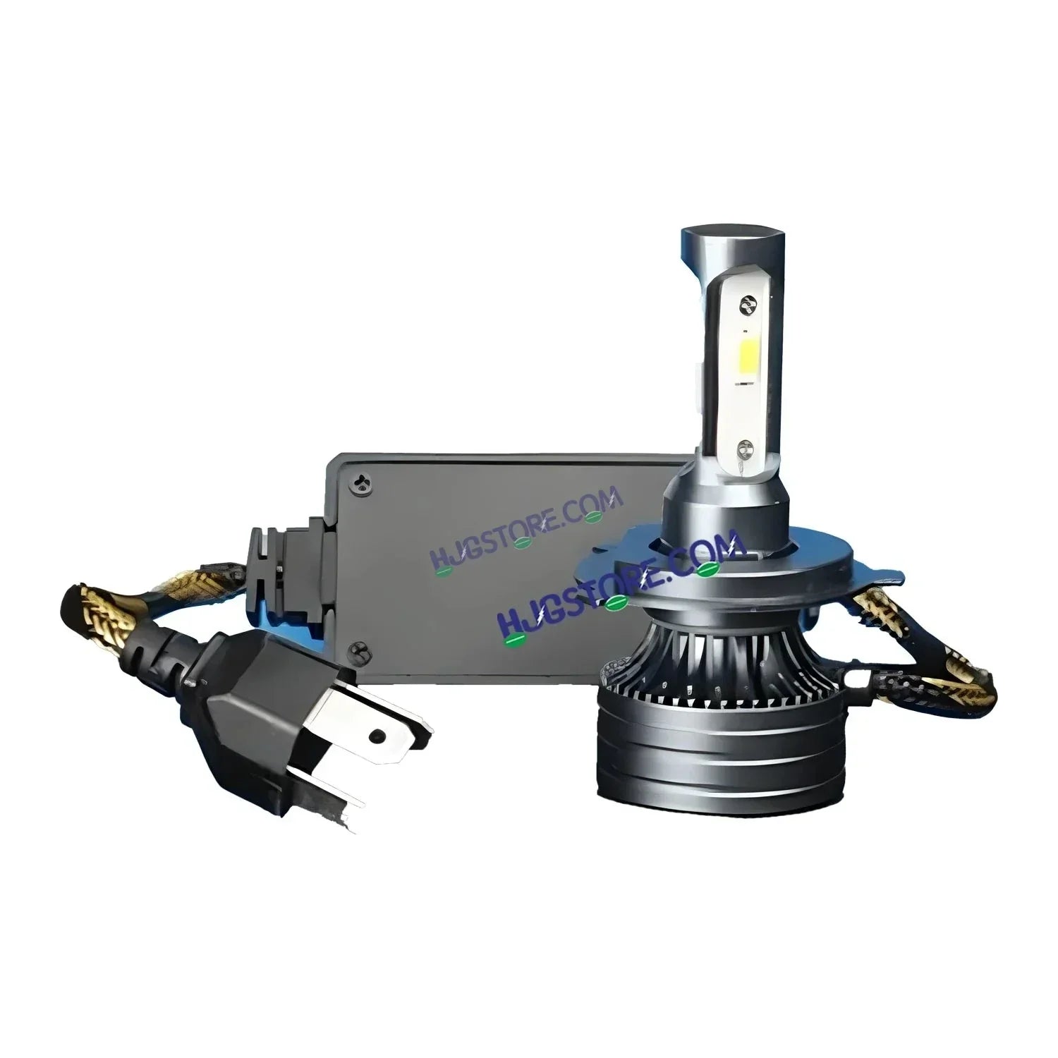 HJG M3 Remote Multi Beam 120W H4 3 in 1 3000K 4300K 6000K LED Bulb AC/DC Headlight White/Yellow/Warm White/Flash Beam 60W + 60W for Bike Car Light H4 LED with Fan Remote Hi/Lo Beam Headlight 12V/24V for Bike/Car, Set of 1, White/Yellow/Warm White Hi/Lo - Biker.Store - www.biker.store