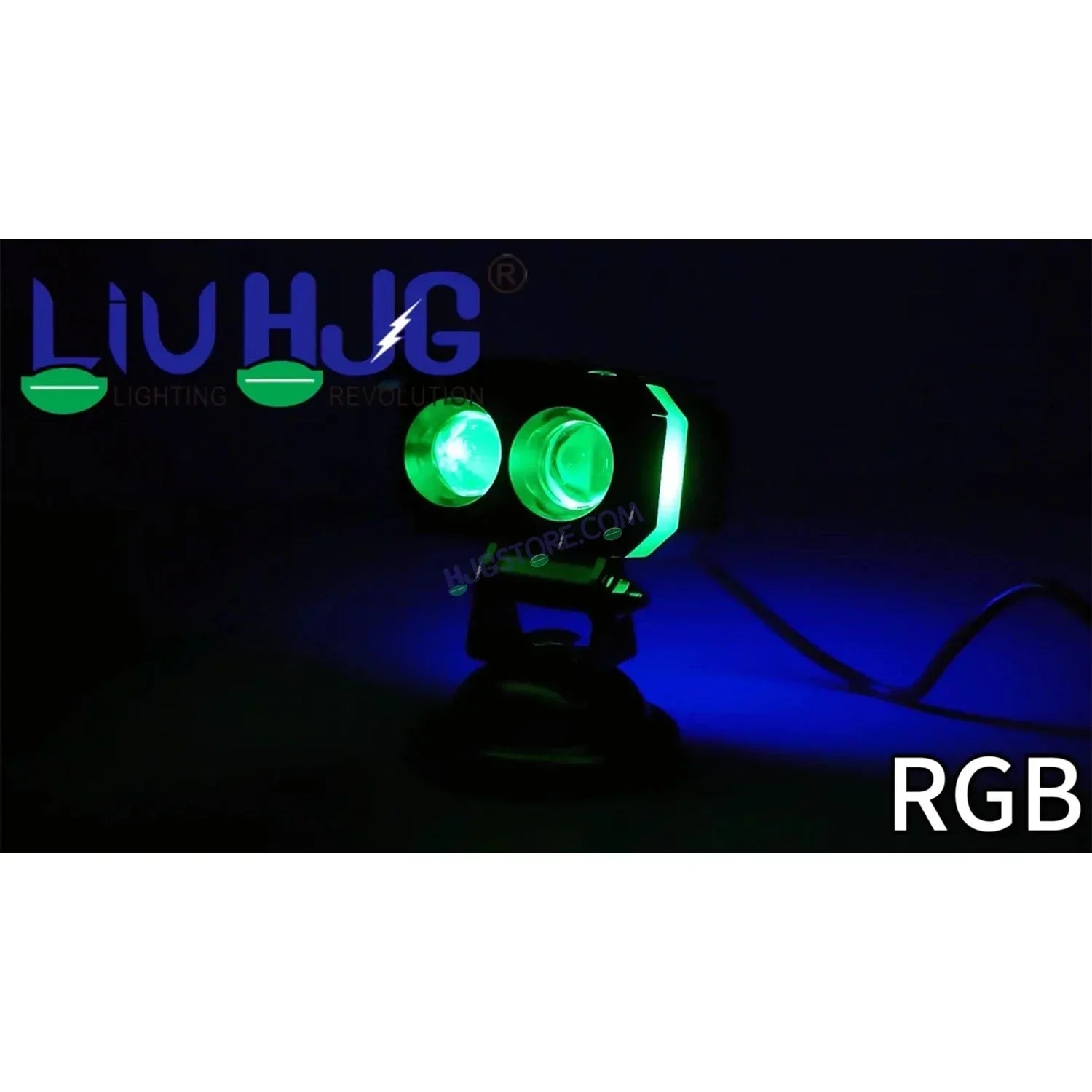 HJG M Series RGB DRL 2 Lens Projector Lens 1pc Foglight RGB DRL Modes 2 Lens LED Projector Fog Lens 25W with RGB DRL Foglight Ultra Wide Dual Intensity LED Fog Lights White/Yellow/RGB DRL Projector (25W) Universal For All Cars & Bikes LIU HJG RGB Foglight - Biker.Store - www.biker.store