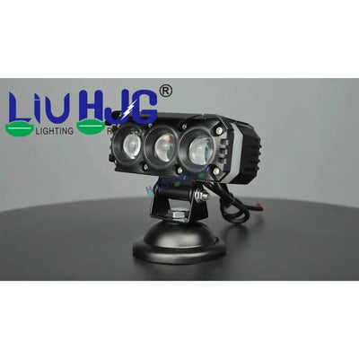 HJG M Series RGB DRL 3 Lens Projector Lens 1pc Foglight RGB DRL Modes 3 Lens LED Projector Fog Lens 25W with RGB DRL Foglight Ultra Wide Dual Intensity LED Fog Lights White/Yellow/RGB DRL Projector (25W) Universal For All Cars & Bikes LIU HJG RGB Foglight - Biker.Store - www.biker.store
