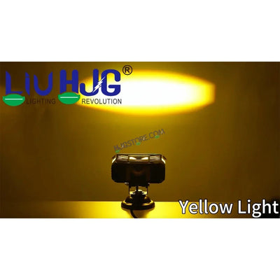 HJG M Series RGB DRL 3 Lens Projector Lens 2pc Foglight RGB DRL Modes 3 Lens LED Projector Fog Lens 50W with RGB DRL Foglight Ultra Wide Dual Intensity LED Fog Lights White/Yellow/RGB DRL Projector (50W) Universal For All Cars & Bikes LIU HJG RGB Foglight - Biker.Store - www.biker.store