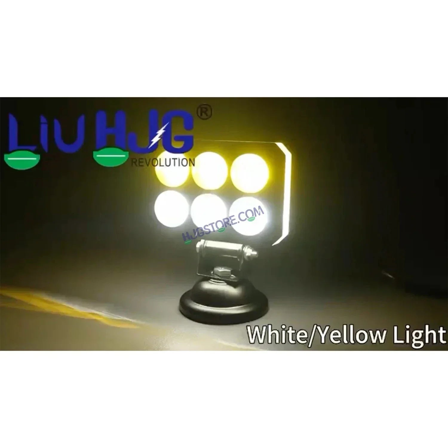 HJG M Series RGB DRL 6x6 Projector Lens 1pc Foglight with RGB DRL Modes 6x6 LED Projector Fog Lens 30W with RGB DRL Foglight Ultra Wide Dual Intensity LED Fog Lights White/Yellow/RGB DRL Projector (30W) Universal For All Cars & Bikes LIU HJG RGB Fog Light - Biker.Store - www.biker.store
