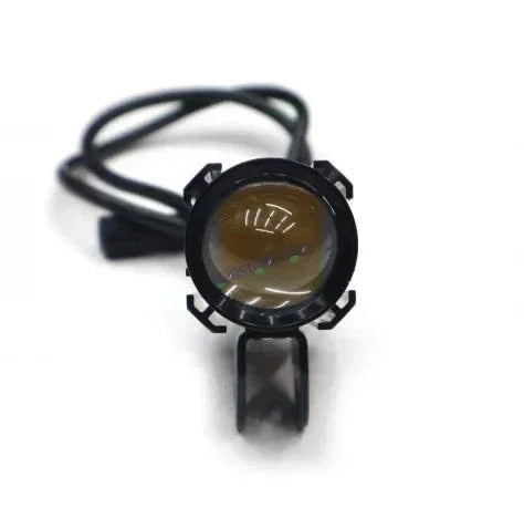 HJG Remote Mini Drive Lens Foglight with Remote Wiring Harness Kit Ultra Wide Dual Intensity LED Driving Fog Lights White/Yellow Universal For All Cars & Bikes With Wiring Harness Kit - Biker.Store - www.biker.store