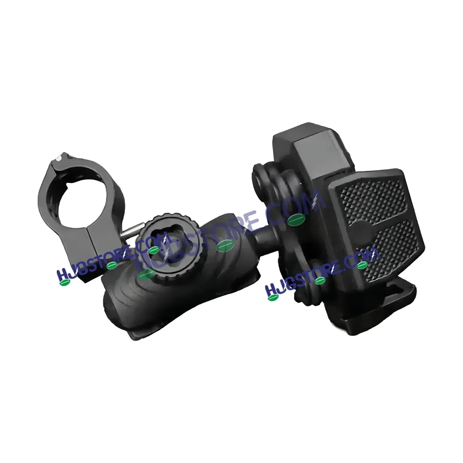 HJG Hexagon R6 Mobile Holder with Handlebar Mount for Bike, Two Wheelers Universal HJG Hexagon R6 Handlebar Mount Mobile Holder Anti-Theft Mobile Holder 360 Degree Rotation Adjustable Size and Locking System LIU HJG Hexagon R6 Bike Handlebar Mount Holder - Biker.Store - www.biker.store