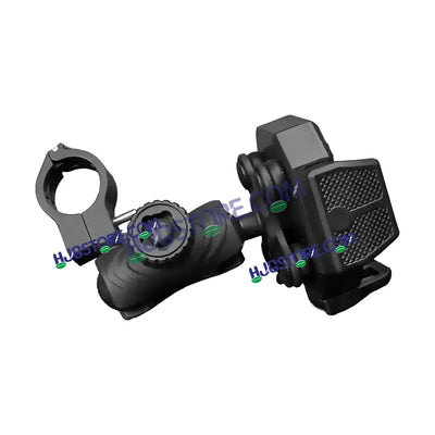 HJG Hexagon R6 Mobile Holder with Handlebar Mount for Bike, Two Wheelers Universal HJG Hexagon R6 Handlebar Mount Mobile Holder Anti-Theft Mobile Holder 360 Degree Rotation Adjustable Size and Locking System LIU HJG Hexagon R6 Bike Handlebar Mount Holder - Biker.Store - www.biker.store