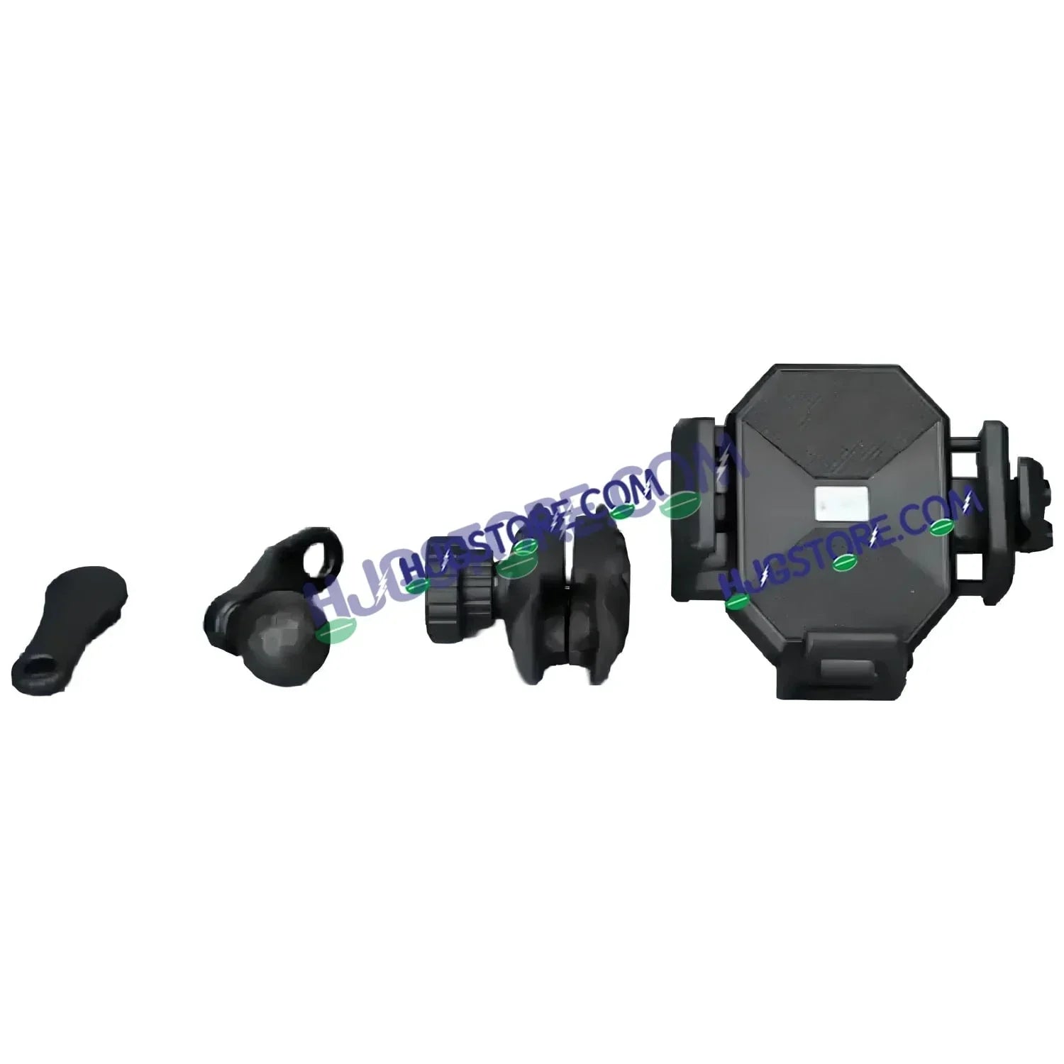 HJG Hexagon R6 Mobile Holder with Mirror Mount for Bike and Scooter, Two Wheelers Universal HJG Hexagon R6 Mirror Mount Mobile Holder Anti-Theft Mobile Holder 360 Degree Rotation Adjustable Size and Locking System LIU HJG Hexagon R6 Mirror Mount Holder - Biker.Store - www.biker.store