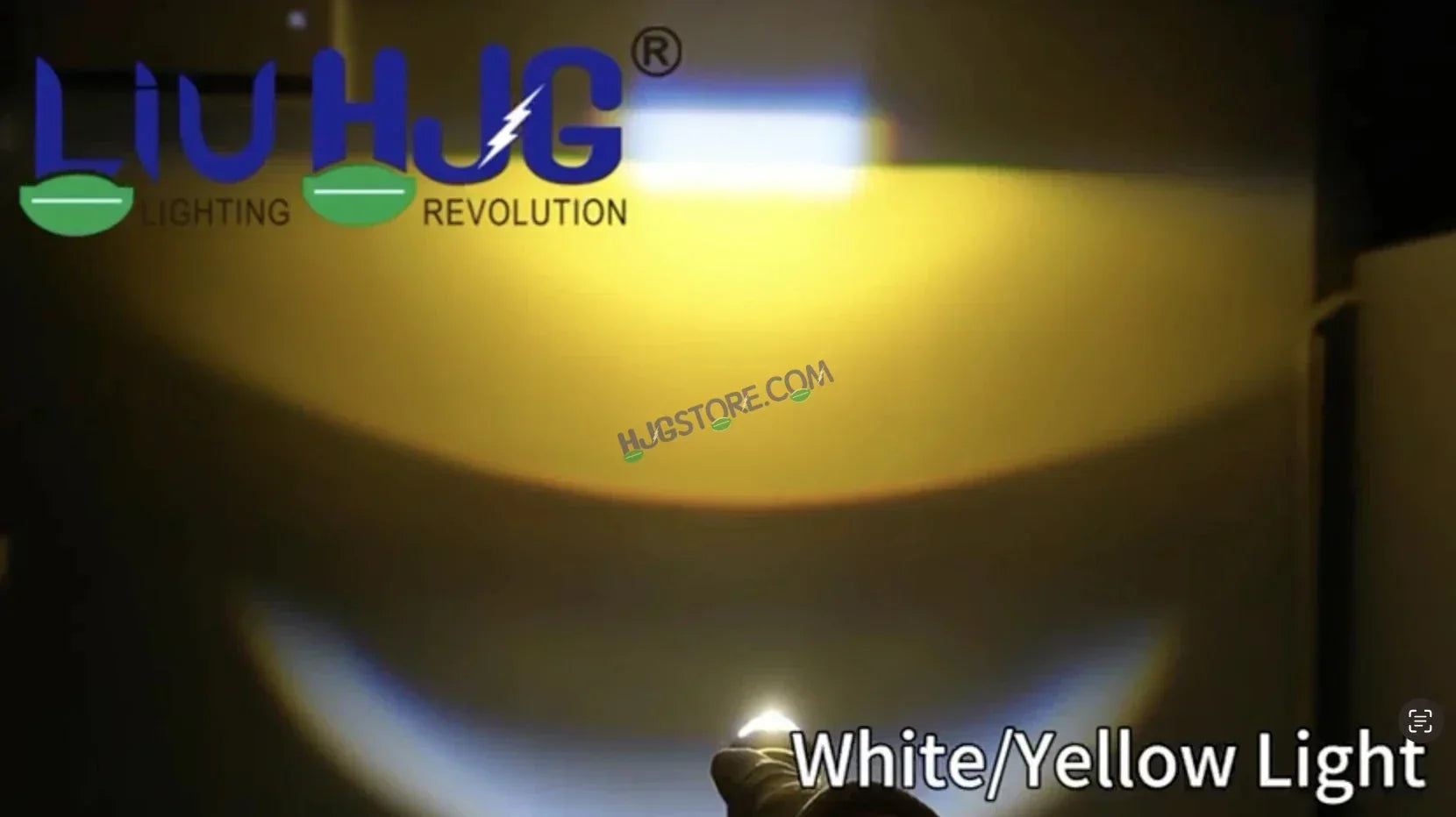 HJG RTD Lens H4 White/Yellow New Model Yellow Low White High RTD Lens Dual Projector Lens H4 LED Bulb 50W HJG Projector Light H4 LED RTD Lens with Fan Bulb 5000LM Dual Beam WY Hi/Lo Beam Headlight 12V/24V for Motorcycle/Car, Set of 1, White/Yellow Hi/Lo - Biker.Store - www.biker.store