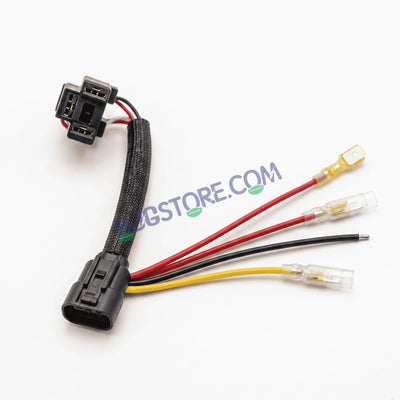 HJG Headlight Coupler Harness for New Royal Enfield Motorcycles 4-Pin RE Male to H4 Female Headlight Adapter Coupler for Royal Enfield | Plug-and-Play Wiring Harness Converter for Classic 350 Reborn, Hunter, Meteor, Himalayan 450 | No Wire Cutting - Biker.Store - www.biker.store