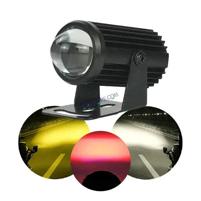 HJG Mini Drive Devil Metal Spot Light with Red DRL, White, Yellow Light Car Motorcycle Truck Off Road 20w Spot Fog Lights Driving Spotlight HJG Original Spot Light Fog light Devil Mini Drive, Pack of 1 - Biker.Store - www.biker.store