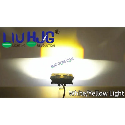 HJG New S75 Triple Projector Lens 180W Foglight Triple LED Projector Fog Lens 180W with Red DRL Foglight Ultra Wide Dual Intensity LED Fog Lights White/Yellow/Red DRL Projector (180W) Universal For All Cars & Bikes LIU HJG S75 Triple Projector Lens - Biker.Store - www.biker.store