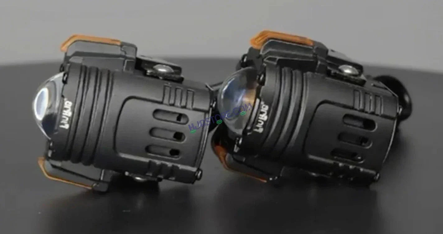 HJG S-82 Foglight Projector Lens Foglight 80W with Hazard Indicator Projector Lens Fog Light 80W Foglight Ultra Wide Dual Intensity LED Fog Lights White/Yellow Universal For All Cars & Bikes with Hazard Indicator LIU HJG S-82 Foglight with Red Amber DRL - Biker.Store - www.biker.store