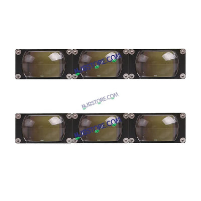 HJG Original Waymaker 3 LED New Model Slim Drive Dual Colour Fog Light Mini Drive Light Version 4 With Red Devil Eye And Wiring With Canbus For All Cars and Motorcycles (2Pcs) HJG Waymaker Foglight HJG New Model 3 LED with Canbus Wiring - Biker.Store - www.biker.store