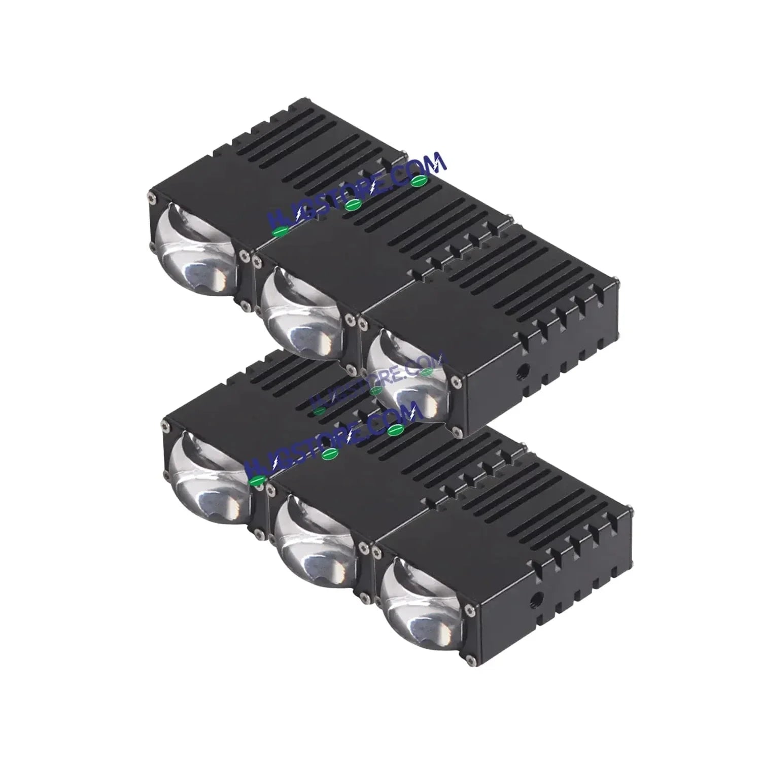 HJG Original Waymaker 3 LED New Model Slim Drive Dual Colour Fog Light Mini Drive Light Version 4 With Red Devil Eye And Wiring With Canbus For All Cars and Motorcycles (2Pcs) HJG Waymaker Foglight HJG New Model 3 LED with Canbus Wiring - Biker.Store - www.biker.store