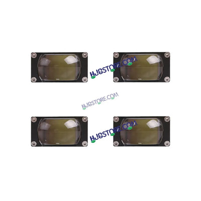 HJG LIU HJG Original Waymaker 4 LED New Model Slim Drive Grille Fitting Dual Colour Fog Light Mini Drive Light Version 4 And Wiring With Canbus For All Cars and Motorcycles (4Pcs) HJG Waymaker Foglight HJG New Model 4 LED with Canbus Wiring Harness Kit - Biker.Store - www.biker.store