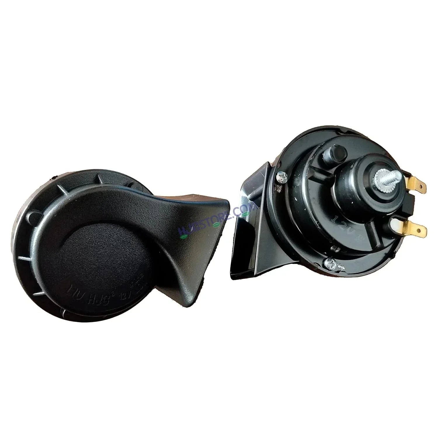 HJG LIU HJG Windtone Horn Set of 2pc Horn Universal For Two Wheeler, Bike, Four Wheeler, Car ( Pack Of 1 Set, 2pc) Original Horn - Biker.Store - www.biker.store
