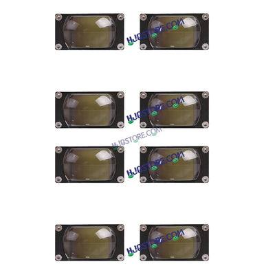HJG LIU HJG Original Waymaker 8 LED New Model Slim Drive Grille Fitting Dual Colour Fog Light Mini Drive Light Version 4 And Wiring With Canbus For All Cars and Motorcycles (8Pcs) HJG Waymaker Foglight HJG New Model 8 LED with Canbus Wiring Harness Kit - Biker.Store - www.biker.store