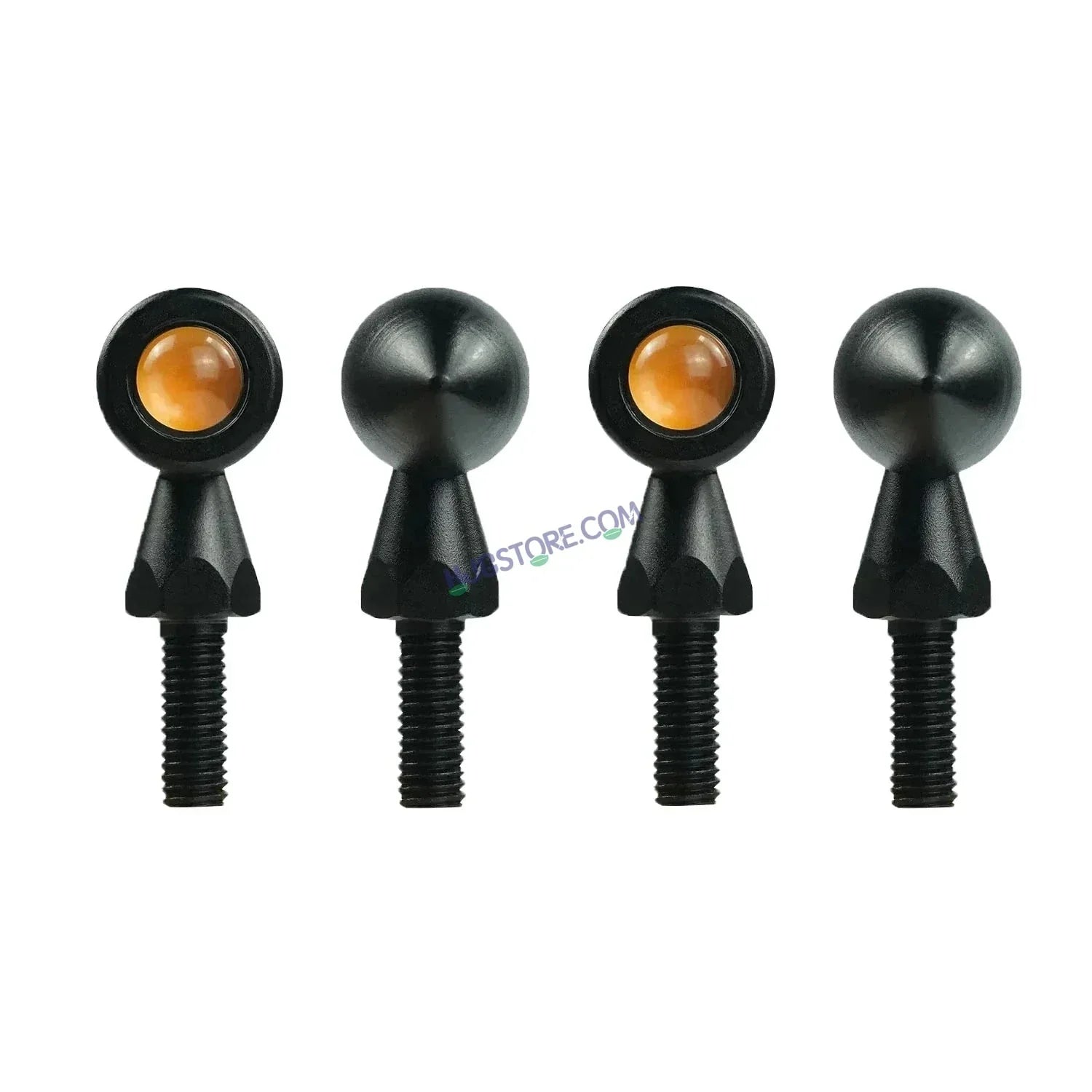 HJG Bullet Shape Turn Signal Lights Indicator Universal for All Bikes Models Turn Signal Lights Motorcycle 4pc - Biker.Store - www.biker.store