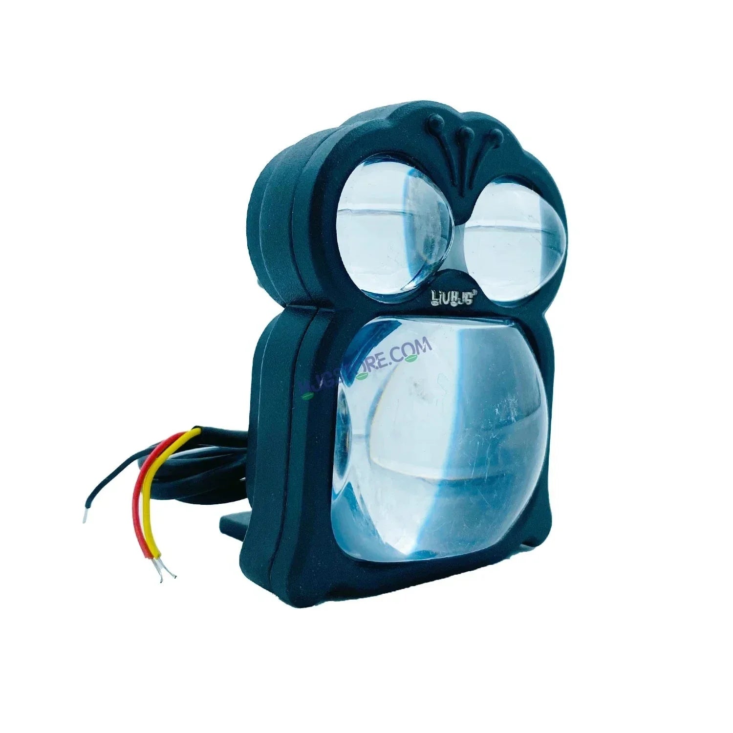 HJG New Fog Light with Animated Eye Light White/Yellow Foglight with Animated Eye For Decor Universal for Car and Bike Fog Eye Combo with Flashing Universal for Motorcycle, Car, SUV Pack of 1 Eye Light HJG Eye Light Type 1, Animated Eye Light, Pack of 1 - Biker.Store - www.biker.store