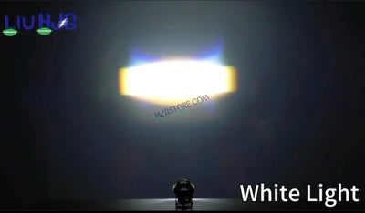 HJG S-82 Foglight Projector Lens Foglight 80W with Hazard Indicator Projector Lens Fog Light 80W Foglight Ultra Wide Dual Intensity LED Fog Lights White/Yellow Universal For All Cars & Bikes with Hazard Indicator LIU HJG S-82 Foglight with Red Amber DRL - Biker.Store - www.biker.store