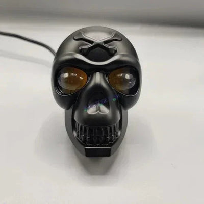 HJG Skull Red DRL Eye Foglight 120W Fog Light For Bike/Car/Thar/Jeep (Red Eye/Cool White/Yellow/Warm White, 120W) - Pack of 2 HJG New Model Skull Foglight, Pack of 2, Red DRL Skull - Biker.Store - www.biker.store