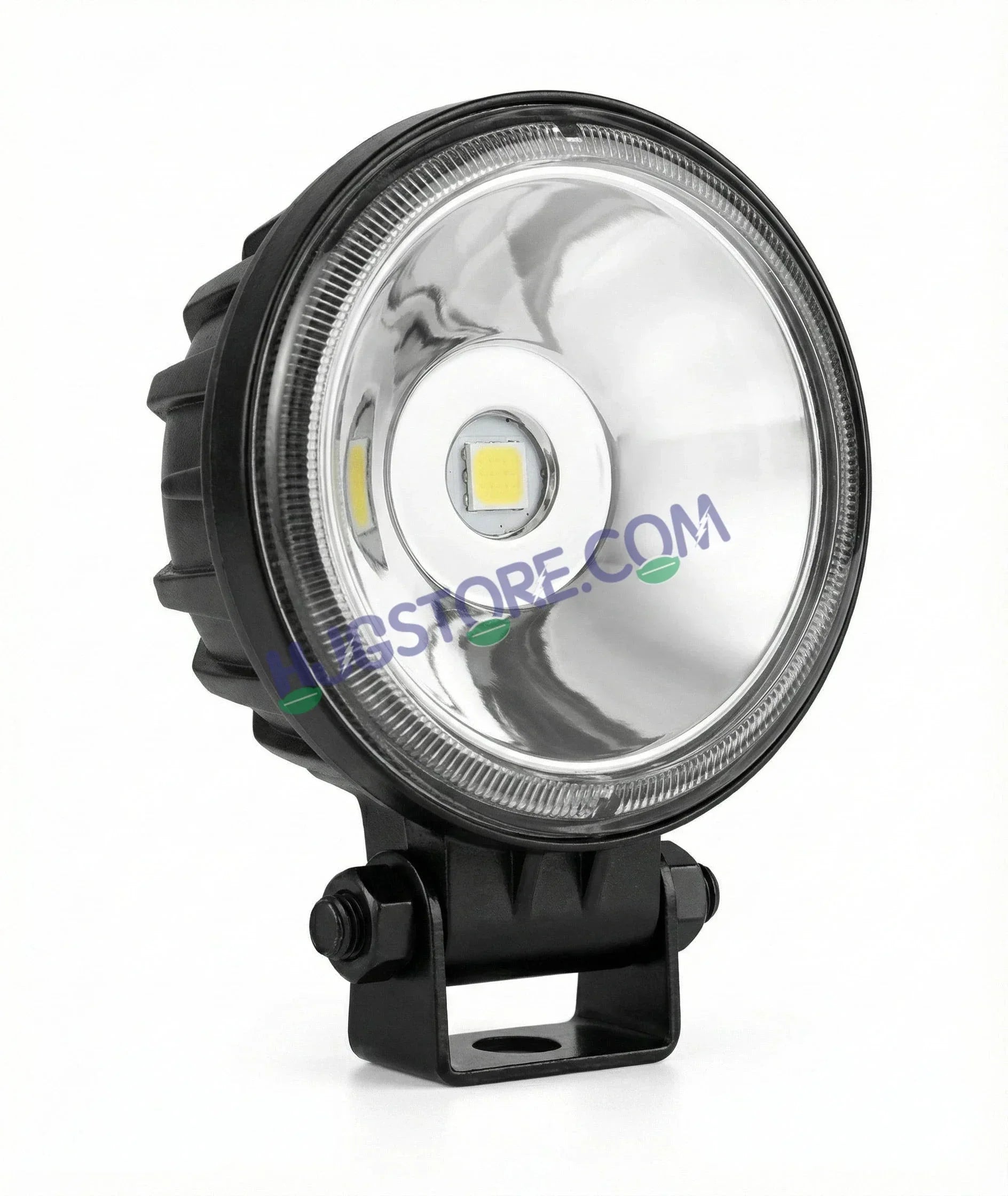 HJG W12 3 Inch Round Classic Foglamp 3 Inch Round Foglight White LED Foglight Ultra Wide Spread White Light Foglight Ultra Wide High Intensity LED Driving Fog Lights Universal For All Cars & Bikes LIU HJG Classic W12 3 Inch Round Shape Foglight - Biker.Store - www.biker.store