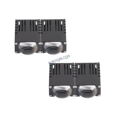 HJG Original Waymaker 2 LED New Model Slim Drive Dual Colour Fog Light Mini Drive Light Version 4 With Red Devil Eye And Wiring With Canbus For All Cars and Motorcycles (2Pcs) HJG Waymaker Foglight HJG New Model 2 LED - Biker.Store - www.biker.store