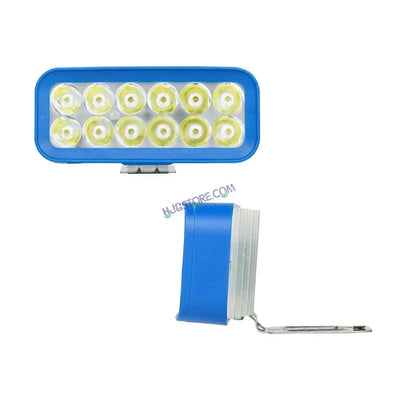 HJG 12 LED Rectangle Foglight Foglamp 3 Colour White, Warm White, Yellow HJG Foglight HJG Car Accessories Led Headlights Mini Driving Lights Led Fog Lights For Motorcycle Lights, Set of 2 - Biker.Store - www.biker.store