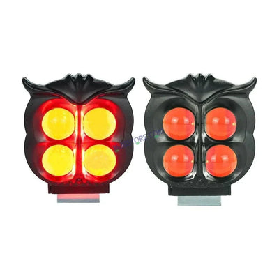 HJG 4 LED Owl Devil Foglight Foglamp HJG Car Accessories Led Headlights Mini Driving Lights Led Fog Lights For Motorcycle Lights, Set of 2 HJG Owl Foglight - Biker.Store - www.biker.store