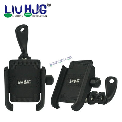 HJG Compact Pro 7579 Type-C Shockproof Mobile Holder with Jaw Grip Damper Anti Vibration with Type-C USB Charger for Bike, Two Wheelers Universal HJG Mobile Holder Pro 7579 Anti-Shake Anti-Theft Zero Vibration Shockproof Mobile Holder with Type-C Charger - Biker.Store - www.biker.store