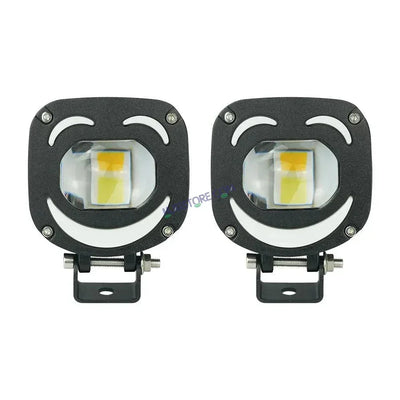 HJG 1190 Foglight Foglamp 120W Dual LED Lights Anti Fog Headlights Mini Driving Light HJG M1 Plus X1 X5 X7, Set of 2 - Biker.Store - www.biker.store