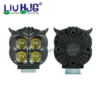 HJG 4 LED Owl Devil Foglight Foglamp HJG Car Accessories Led Headlights Mini Driving Lights Led Fog Lights For Motorcycle Lights, Set of 2 HJG Owl Foglight - Biker.Store - www.biker.store