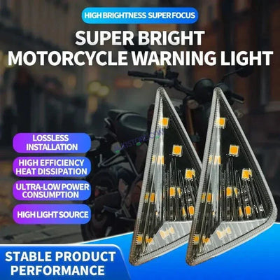 HJG R15 Indicator Waterproof Flexible Blinker Bright LED Indicators Universal For All Bike Models Motorcycle Turn Signal Lights HJG Indicator with DRL R15 Indicator - Biker.Store - www.biker.store