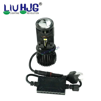 HJG Y6 Projector Lens Set of 2 H4 LED Bulb 100W Car HJG Y6 Projector Light Lamp H4 LED Mini Projector Lens with Fan for Bike Bulb 7000LM Conversion Kit Hi/Lo Beam Headlight 12V/24V for Motorcycle, Set of 2, Car, White Hi/Lo - Biker.Store - www.biker.store