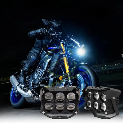 Hot Sales 6Lens Led Motorcycle Spotlights