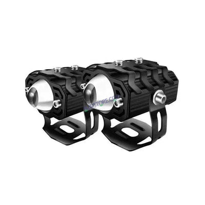 HJG Laser Lens Drive LED Fog Light Bulb Lamp For Cars and Motorcycles Dual Color (White & Yellow) With Cooling Fan 1pc HJG Laser Lens Drive - Biker.Store - www.biker.store