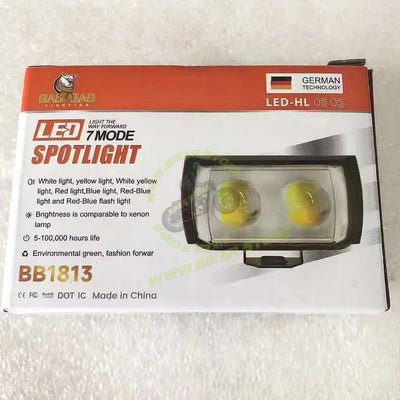 BAOBAO Lighting Systems BB1813 2 Lens White Yellow Dual Color Mini Fog H27 Lamp