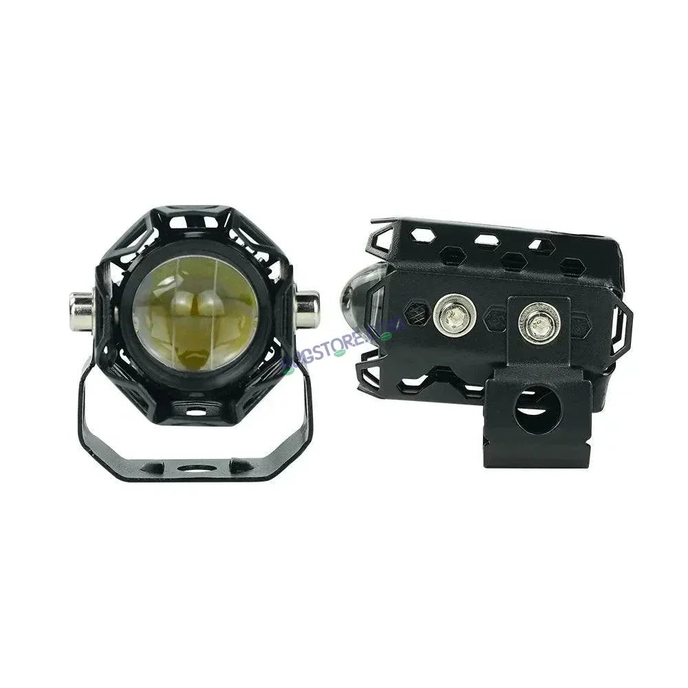HJG Dual Mini 60W Foglight Foglamp Led Fog Driving Lights Headlights Auxiliary Lights HJG car Lighting System, Set of 2 - Biker.Store - www.biker.store